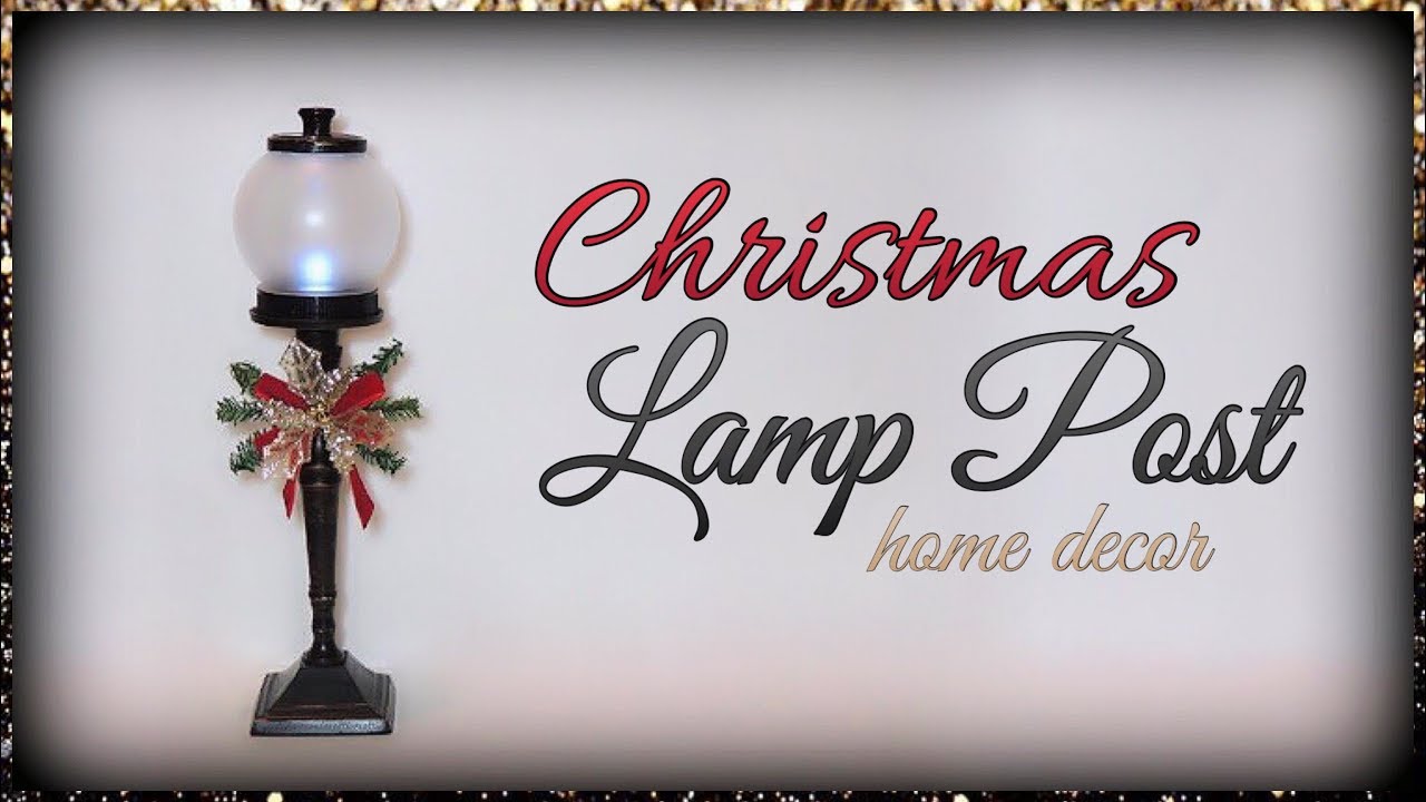 Christmas Lamp Post Home Decor