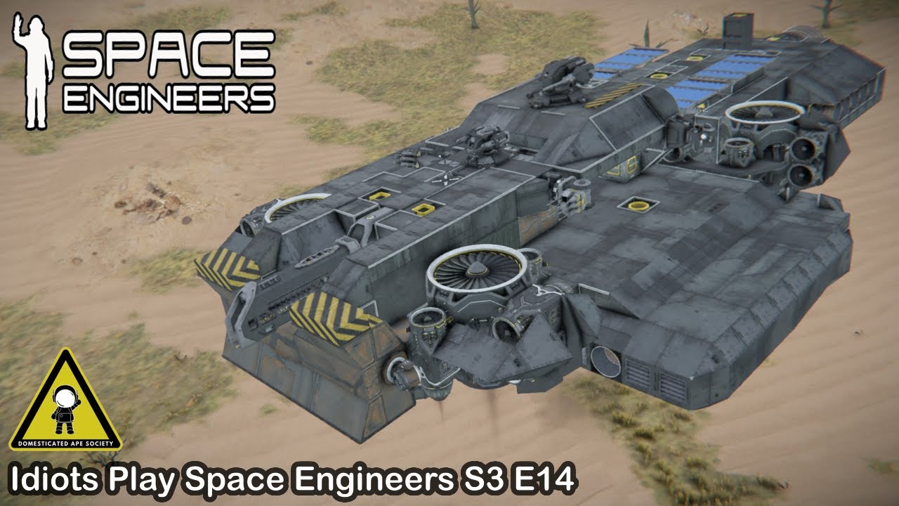 Идиоты играют в Space Engineers: Общество одомашненных обезьян | Эпизод 14 (Забавные моменты из S...