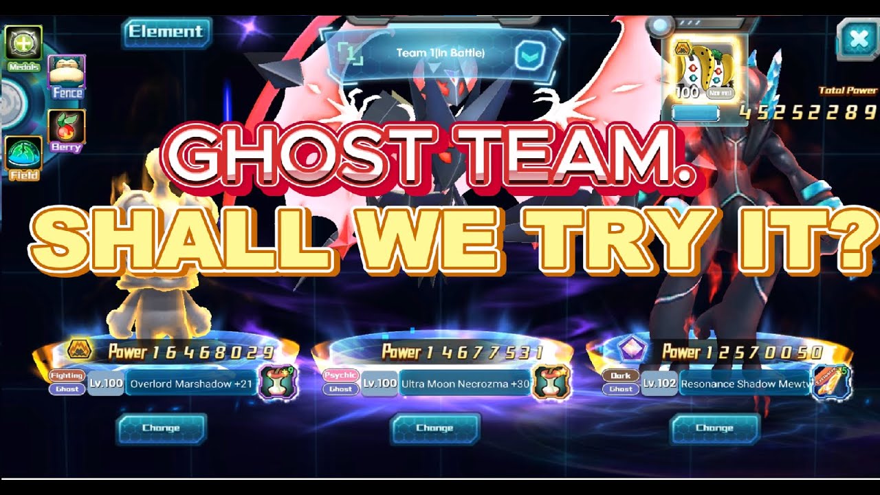 POKEMON (POKELAND LEGENDS) - GHOST TEAM. SHALL WE TRY IT?