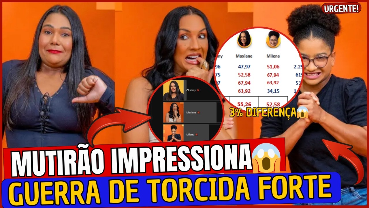 INACREDITÁVEL!! POR ESSA NINGUÉM ESPERAVA! GIRO DE ENQUETES MOSTRA VOTAÇÃO DISPUTADA PARA ELIMINAÇÃO