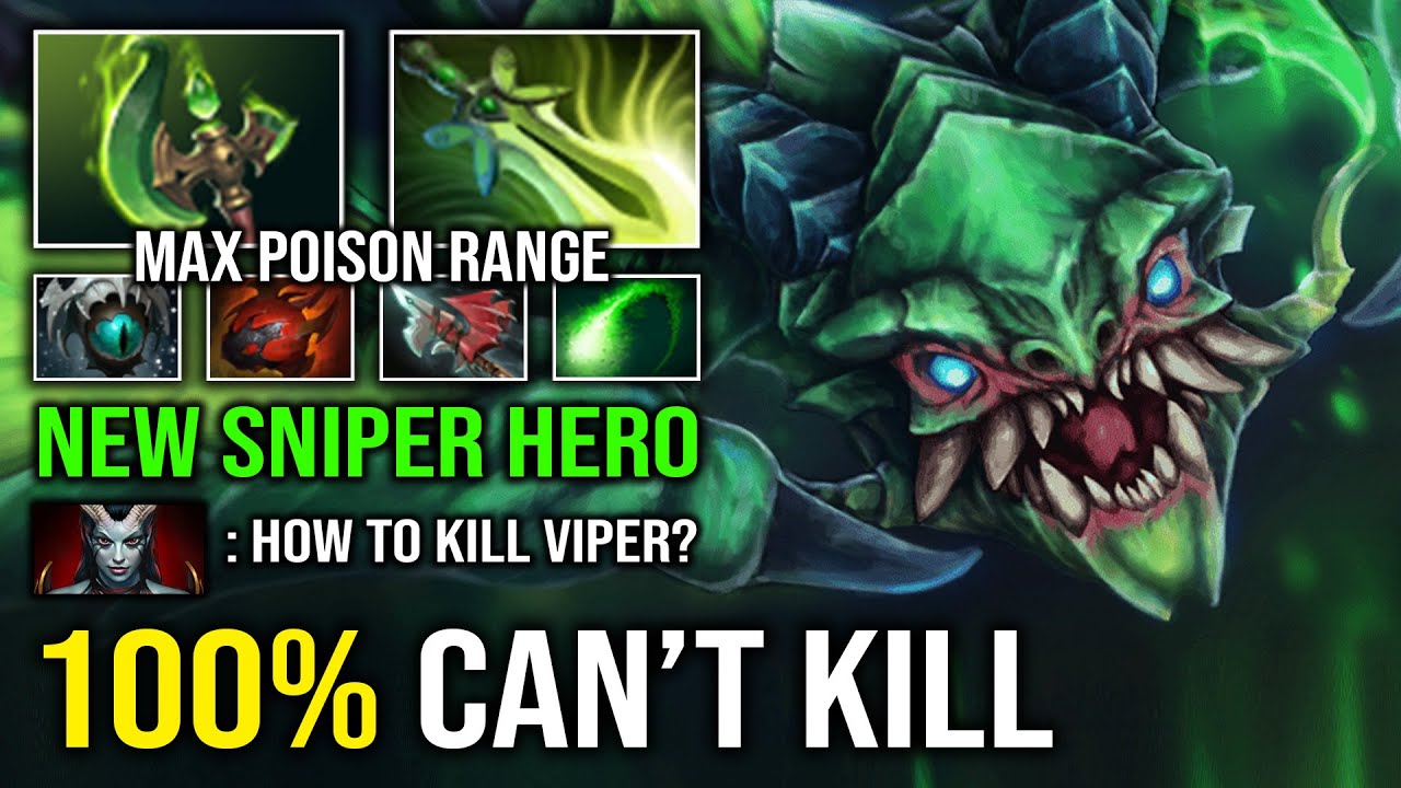 WTF 100% CAN'T KILL Butterfly Parasma 1v5 Universal New Sniper Max Range Poison Viper Dota 2