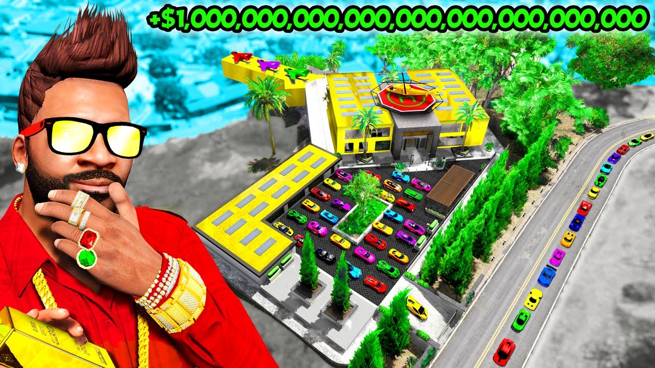 Franklin's OCTILLIONAIRE HOUSE Upgrade in GTA 5!