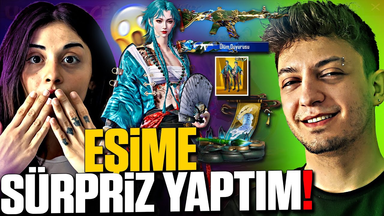 EŞİMİN HESABINI FULLEDİM!! MACARON'A BÜYÜK SÜRPRİZ!! PUBG Mobile