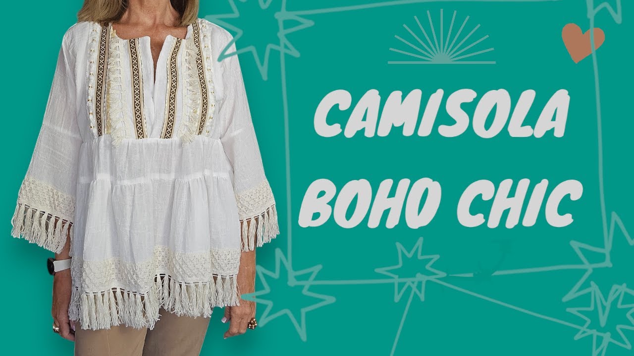 Impresionante técnica para hacer una Camisola bohoshic con tu medidas - Fabiana Marquesini - 673