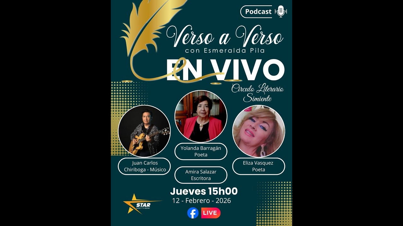 🔴 En Vivo | Verso a Verso con Esmeralda Pila