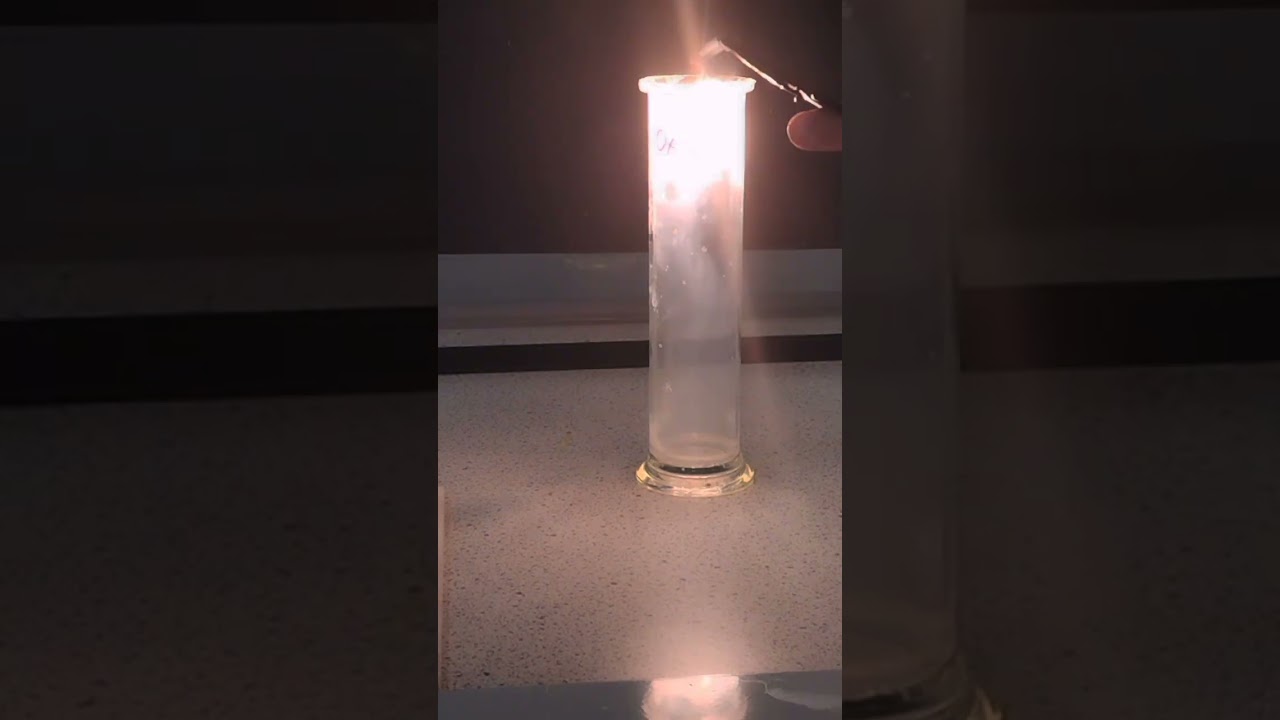 Burning Magnesium In Oxygen | Bright!