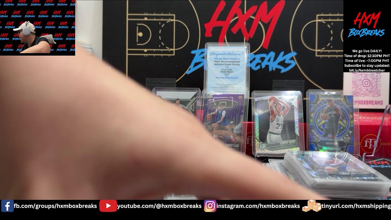 HxM BB#2000 PYT - 2x 25-26 Topps Chrome Jumbo, 1x 24-25 Prizm Black Hobby, 1x 24-25 Noir Intl Hobby