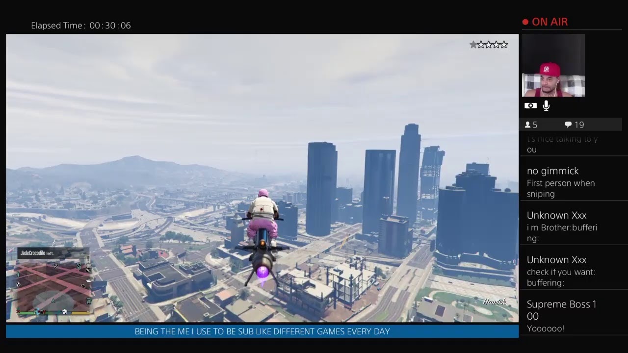 Se7enSayzYT's Live PS4 Broadcast GTAV ROAMING LOBBY UPDATE