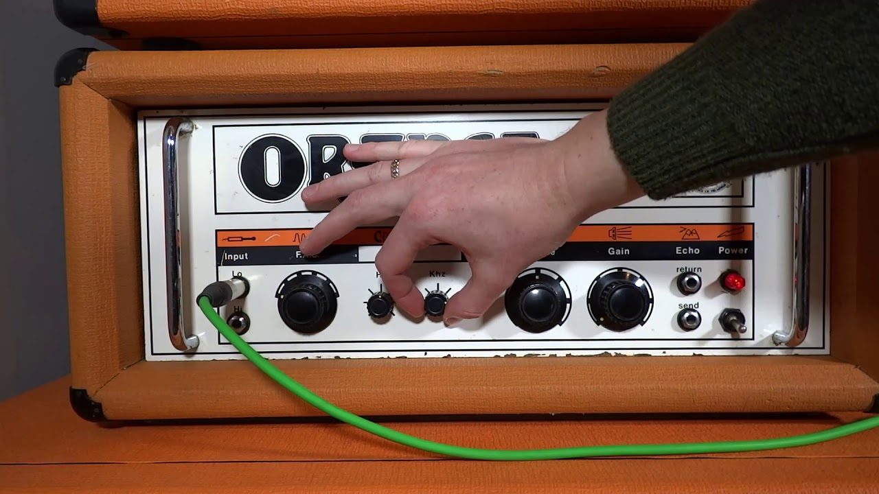 Orange OR120 Amp Clean Demo