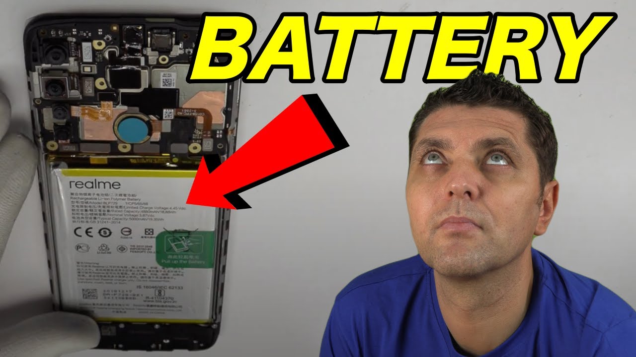 Замена аккумулятора Realme 5i