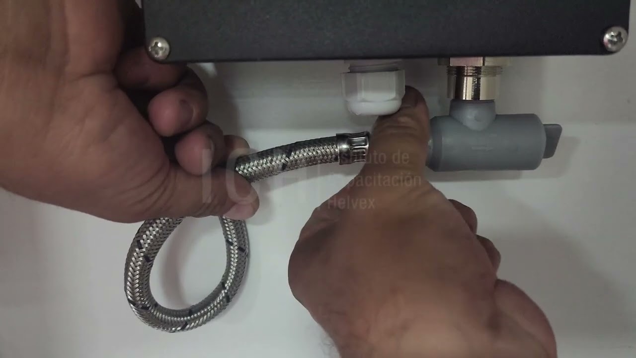 Instalación de Llave de Lavabo Electrónica de Sensor de baterías TV 297Ⓡ