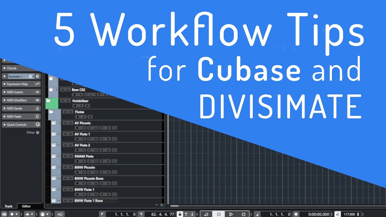5 Workflow Tips for Cubase and Divisimate