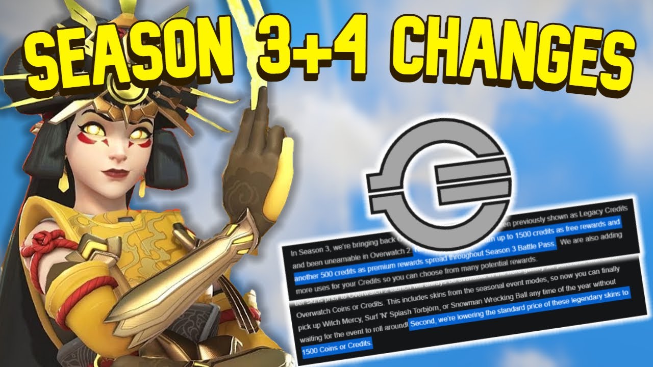 All Known SEASON 3+4 Changes Coming to Overwatch 2