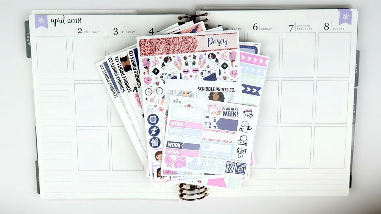 Plan With Me | Posey (ScribblePrintsCo)
