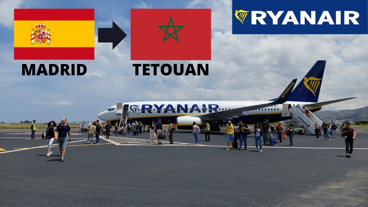 Madrid to Tetouan Sania Ramel | RYANAIR | TRIP REPORT | Boeing 737-800 |  #TripReport#RYANAIR#B737