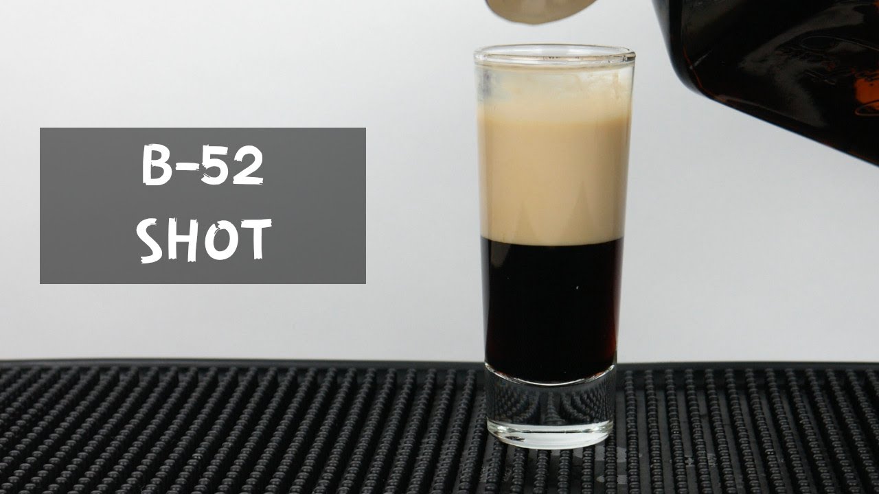 B-52 - przepyszny shot warstwowy - drinkomania