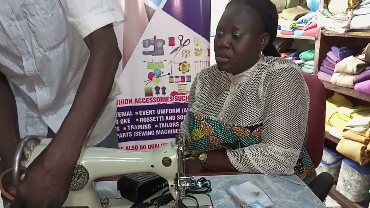 How to Fix machine motor on a straight sewing machine 