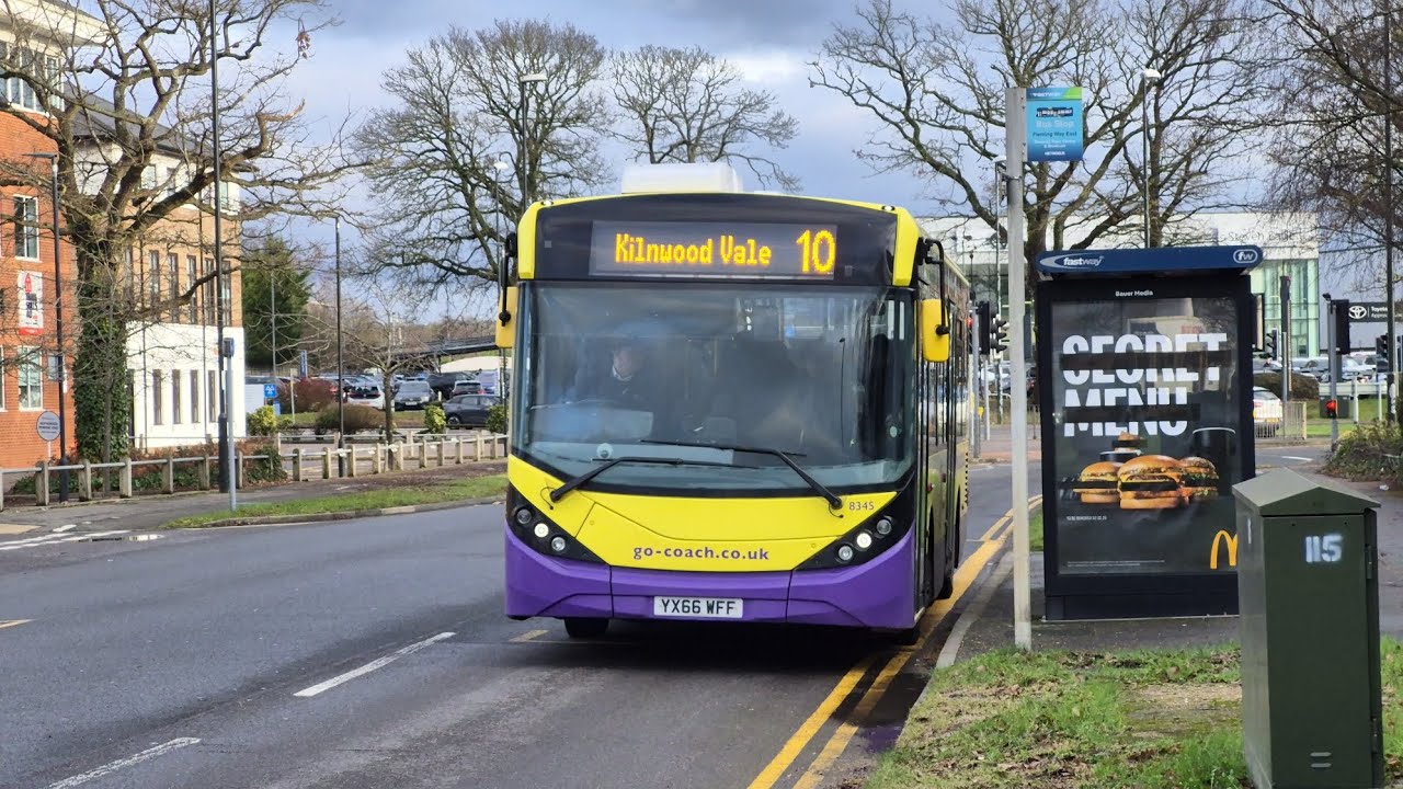 On loan to Metrobus: Go Bus ADL Enviro200 MMC | 8345 (YX66 WFF) | Route 10