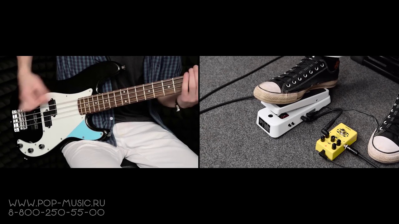 DUNLOP CRYBABY 105Q - педаль WAH для баса, что это и как применять