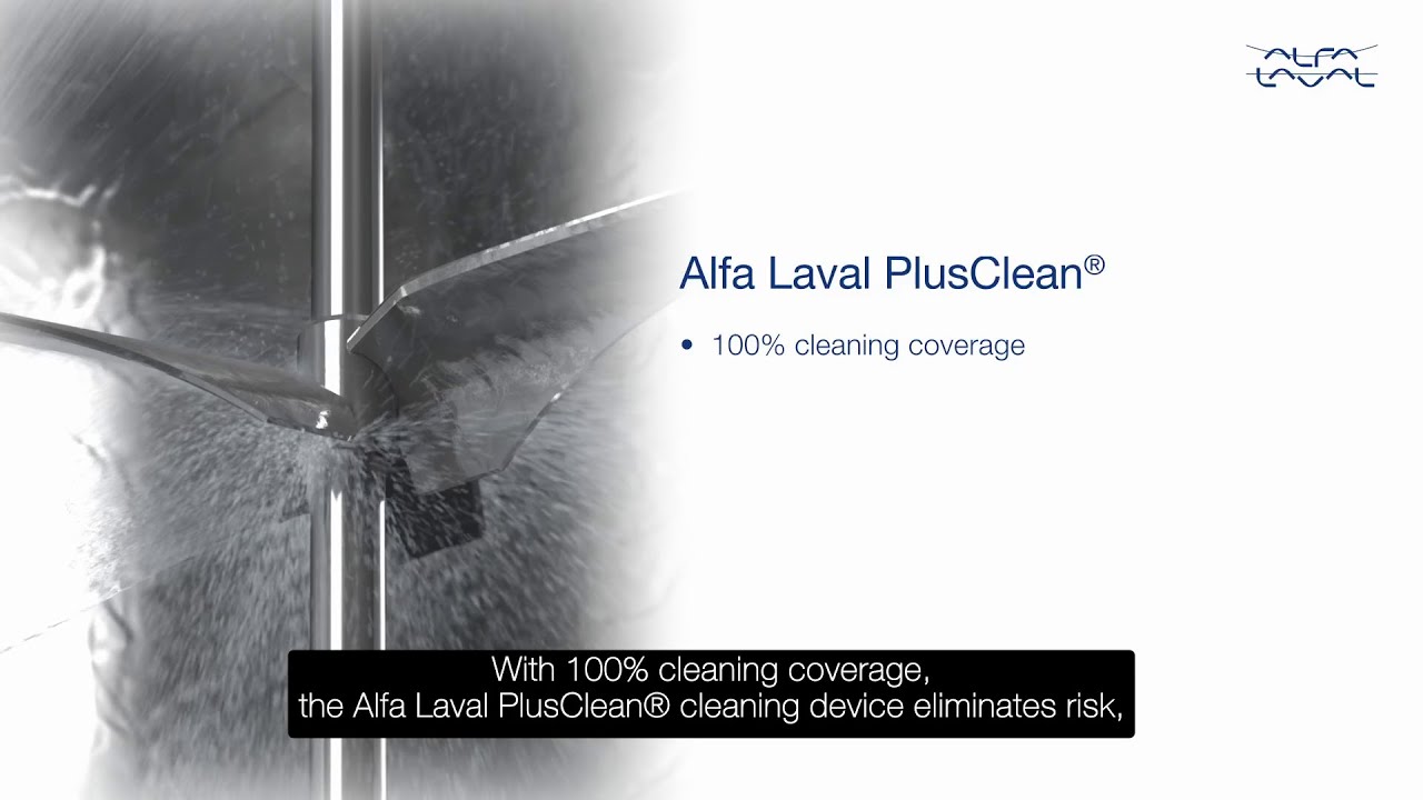 Complete hygienic tank cleaning with Alfa Laval PlusClean