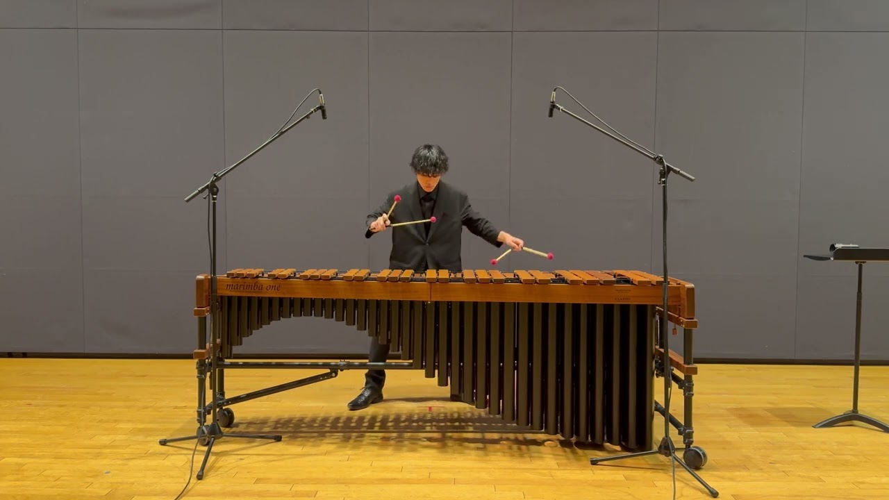 Michi - marimba solo by Keiko Abe　Player.日輝大和