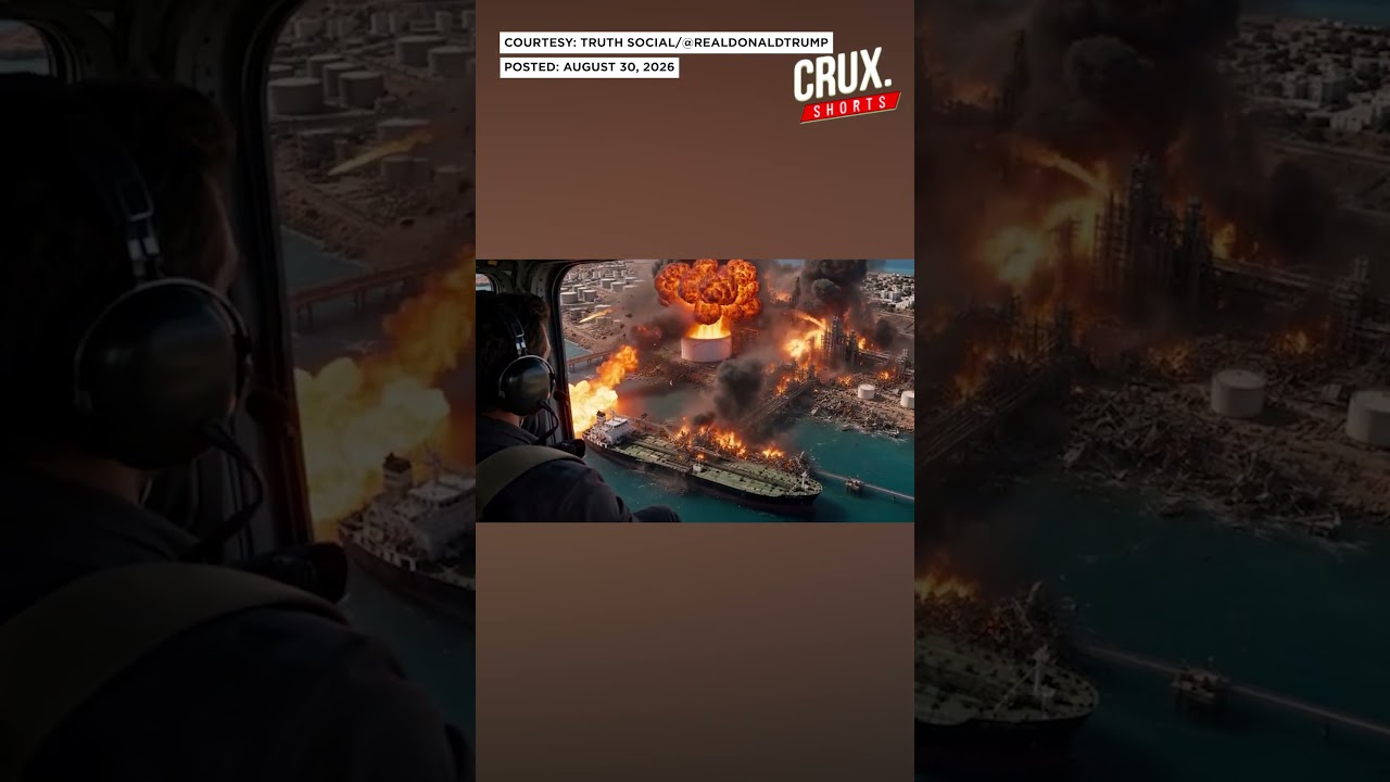 Trump Posts AI Video of Kharg Island Being &lsquo;Blown to Smithereens&rsquo; After Iran&rsquo;s Jordan Attack