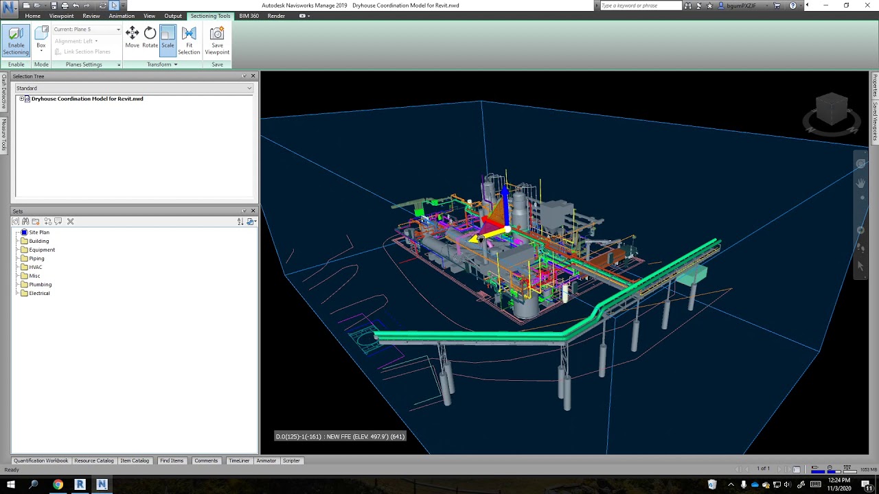 Coordination Model not Visible in Revit -  3D Section boxes in Navisworks