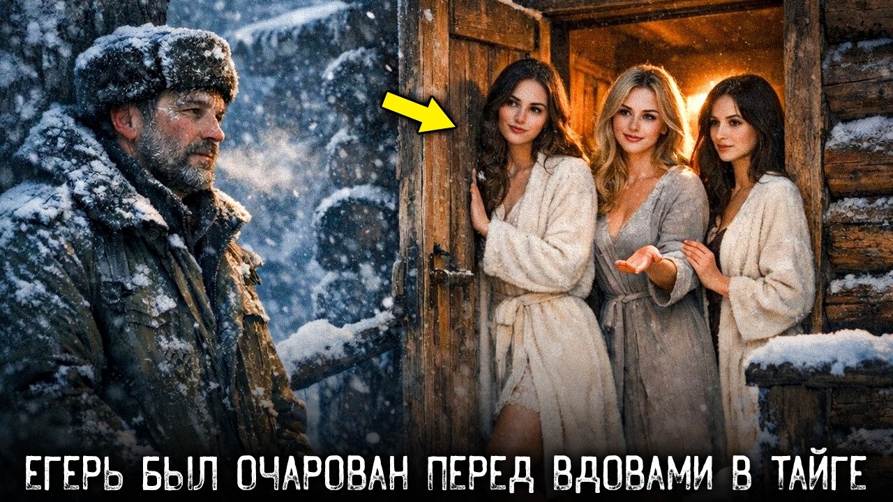 ЕГЕРЬ ЗАБЛУДИЛСЯ В МЕТЕЛЬ И ПОПАЛ К ТРЁМ ВДОВАМ. Вечером он предложил…