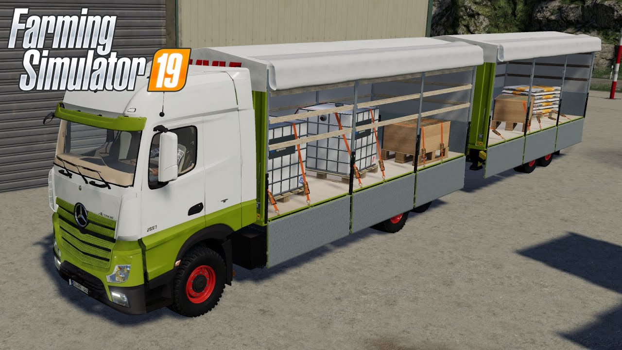 FS19 - Mercedes-Benz Actros MP4 PLATFORM SimpleIC - Truck mod for Farming Simulator 2019 Roleplay