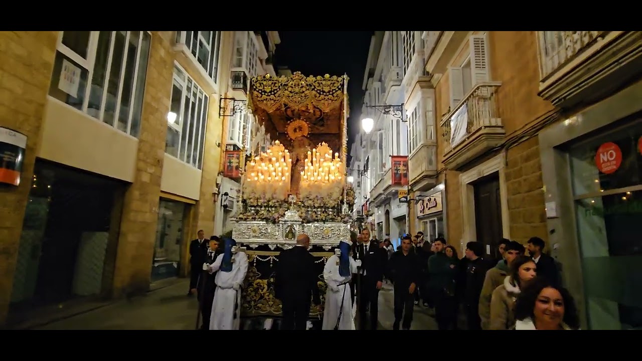 Virgen del Rosario en sus Misterios Dolorosos. Cádiz 2025.