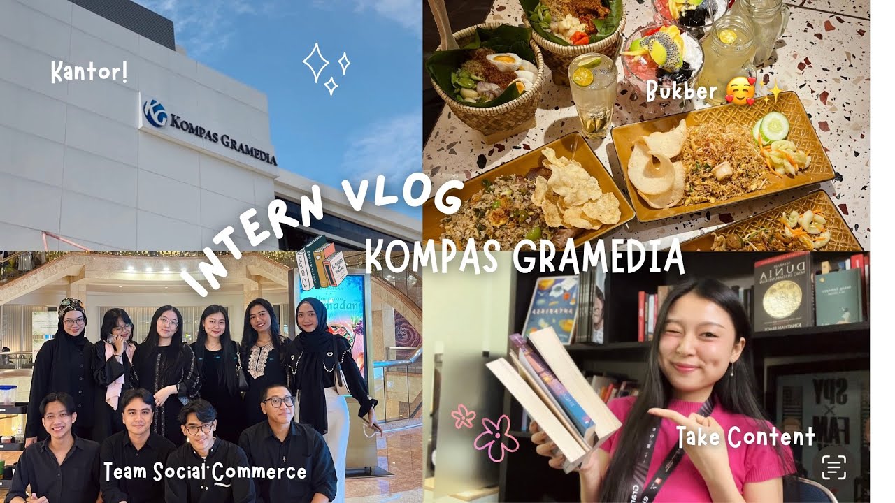 Intern Vlog: Kompas Gramedia, Live Shopping, Taking Content, Bukber!