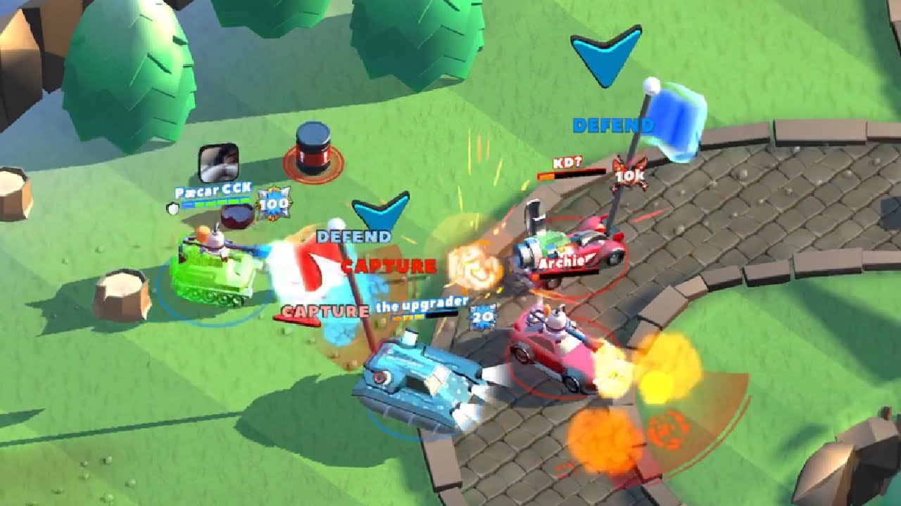 New Game Mode - CTF - Gameplay | Crash of Cars