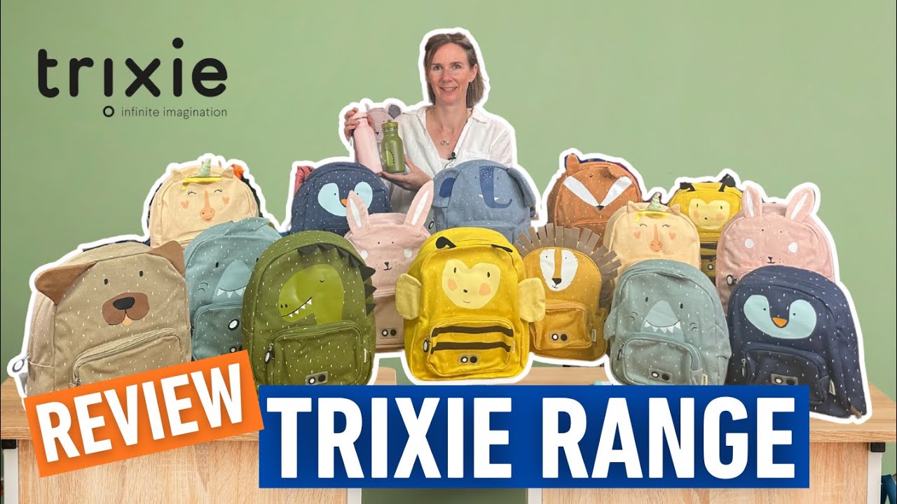 New Trixie Range - Animal Backpacks, Lunch Bags, Water Bottles & More!!