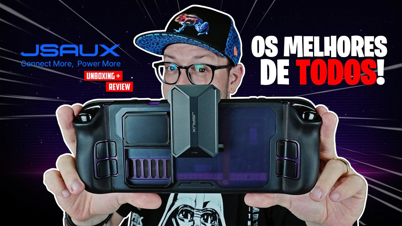 OS MELHORES ACESSÓRIOS DO MUNDO PARA O SEU STEAM DECK! O SEU DECK MERECE ISSO!