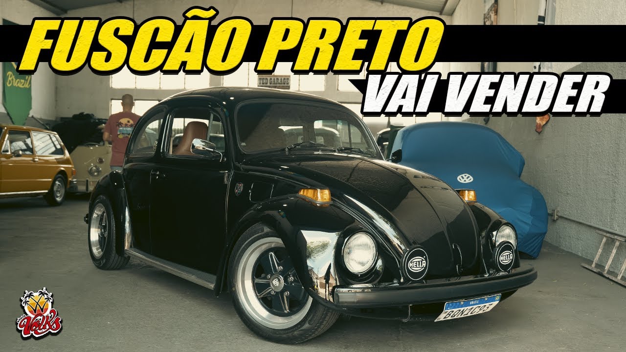 O FUSCA PRETO ITAMAR CHEGOU NA TED