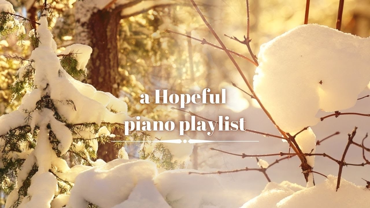 You're a Glittering Snowflake Gently Falling | Soft Piano Playlist for Calm (NO AI)