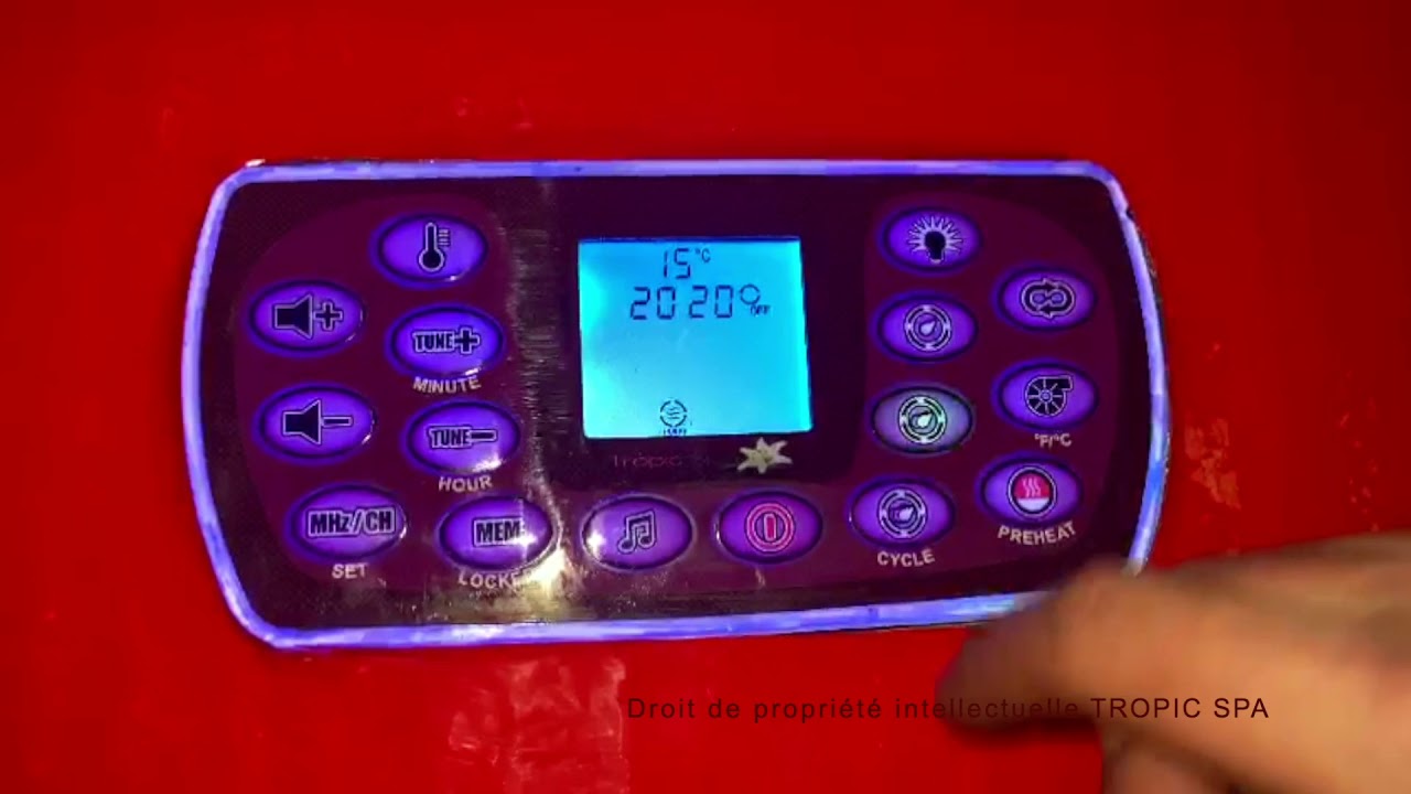 Boitier de Commande Jacuzzi Spa Gamme TropicSpa