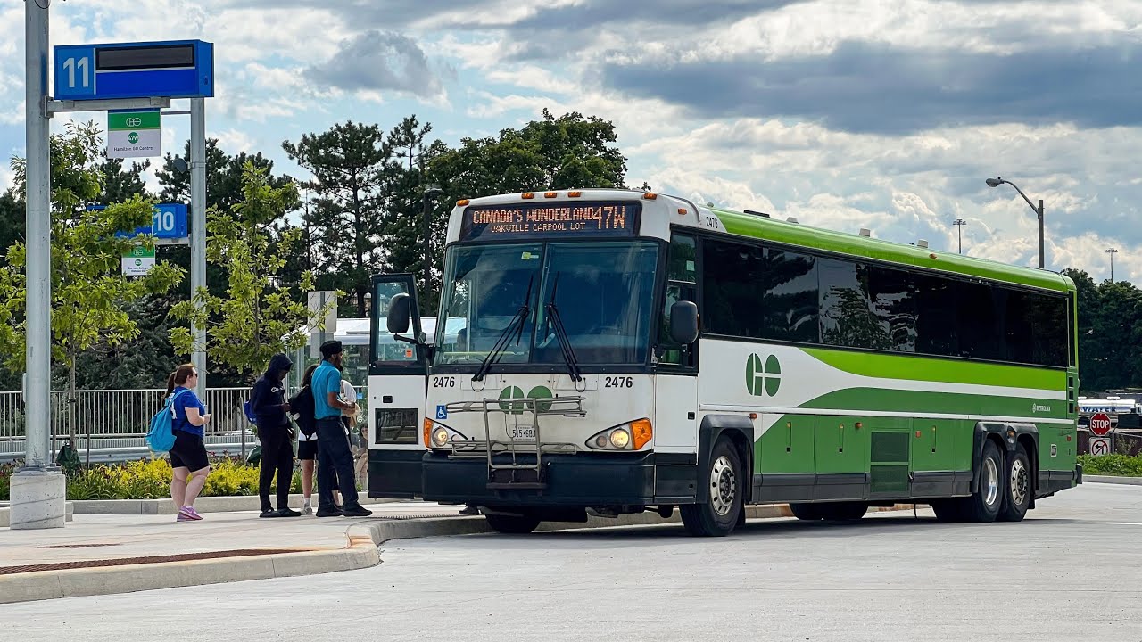 (Ride Video) GO Transit MCI D4500CT 2476 on route 47 Hamilton/Hwy 407 Terminal!