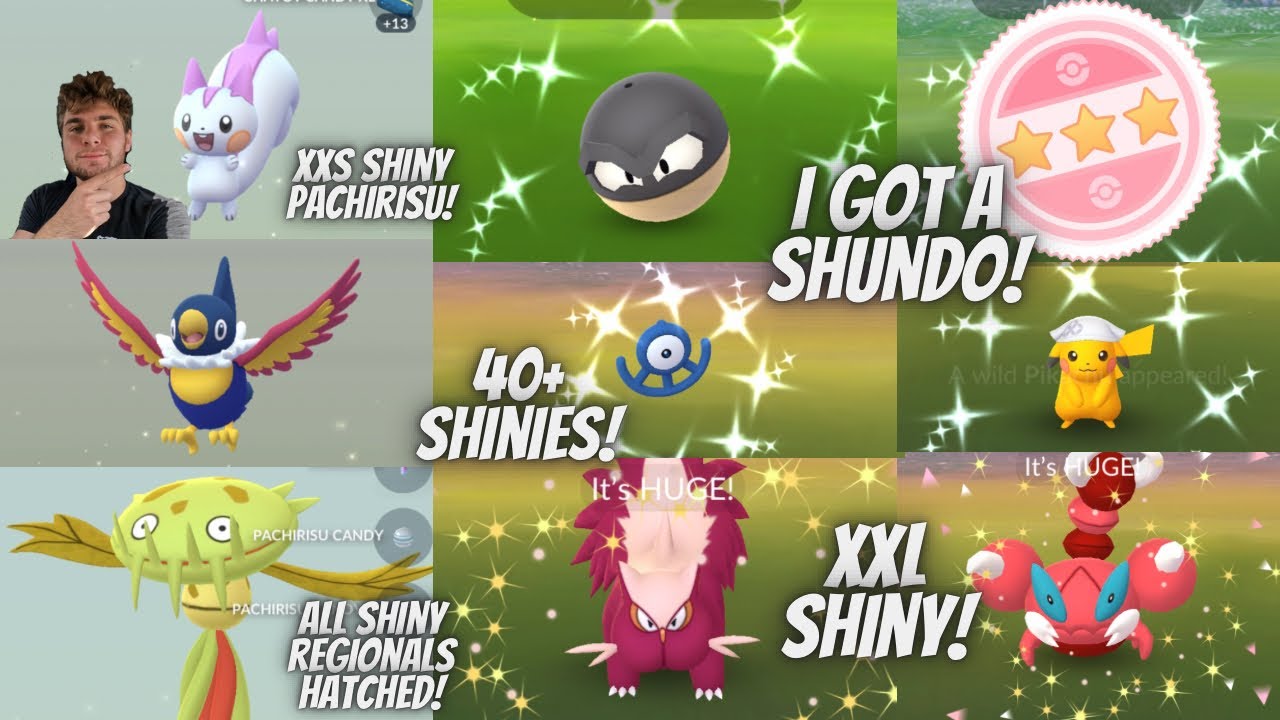 ✨I GOT A SHUNDO!!! All Shiny Regionals HATCHED, 40+ Shinies and in LA Sinnoh Tour Park Experience!✨