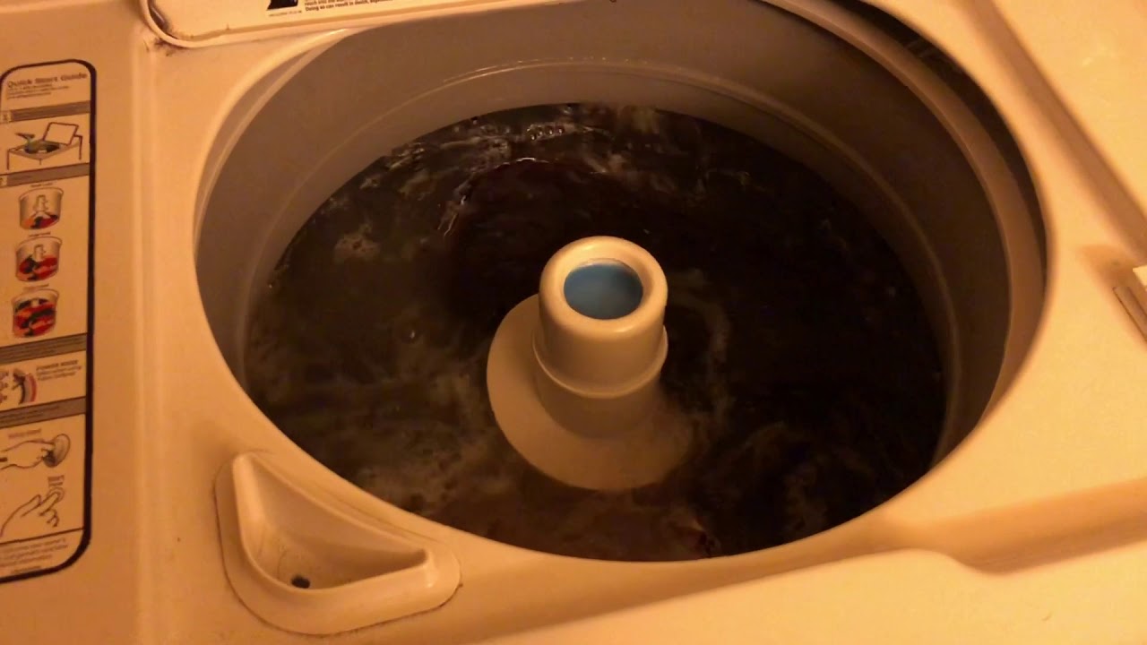 General Electric hydrowave washer full sheets load