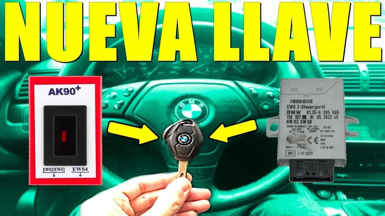 🔑Codificar NUEVA LLAVE con AK90 BMW E46✅