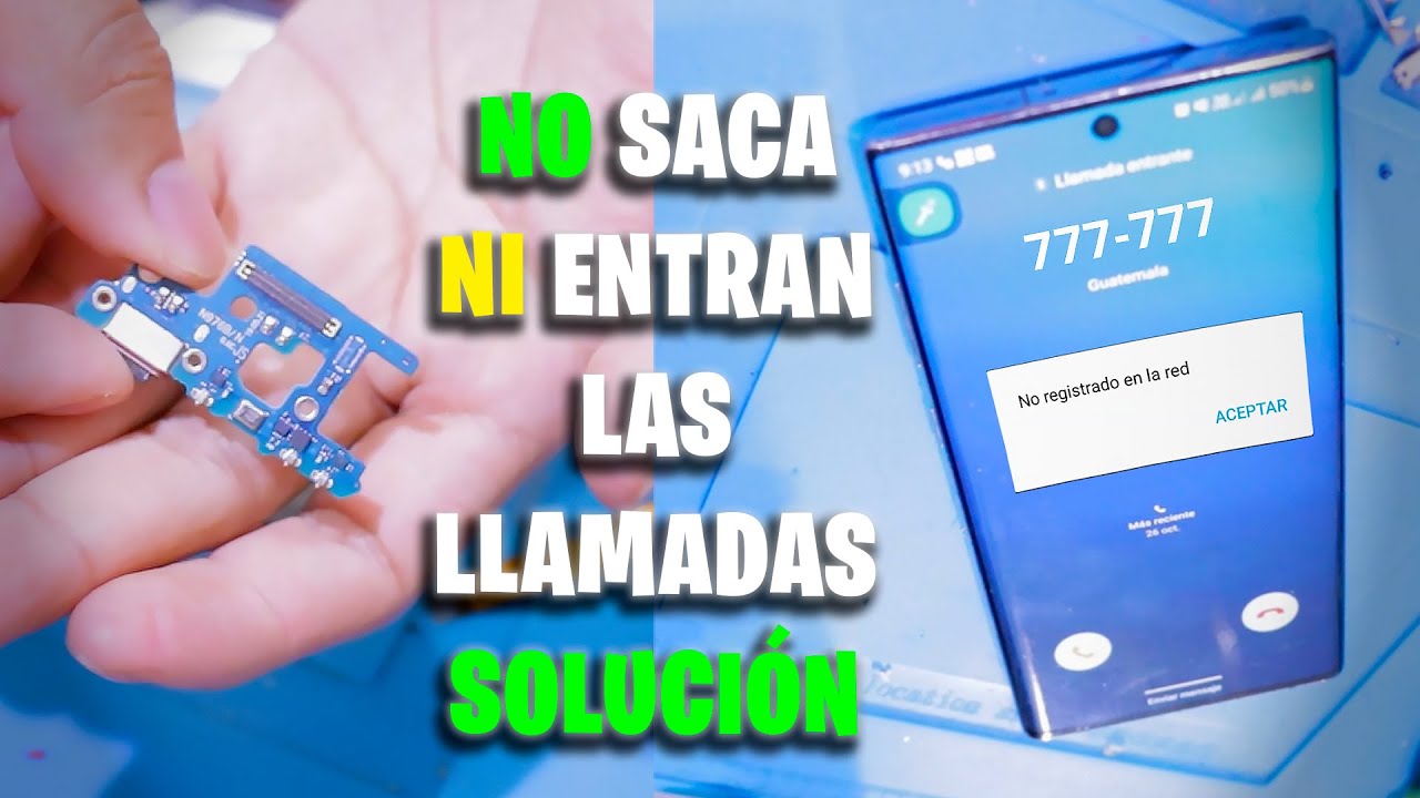 Mi telefono no saca llamadas ni recibe llamadas, y a veces se escucha cortado y no me oyen SOLUCÍON