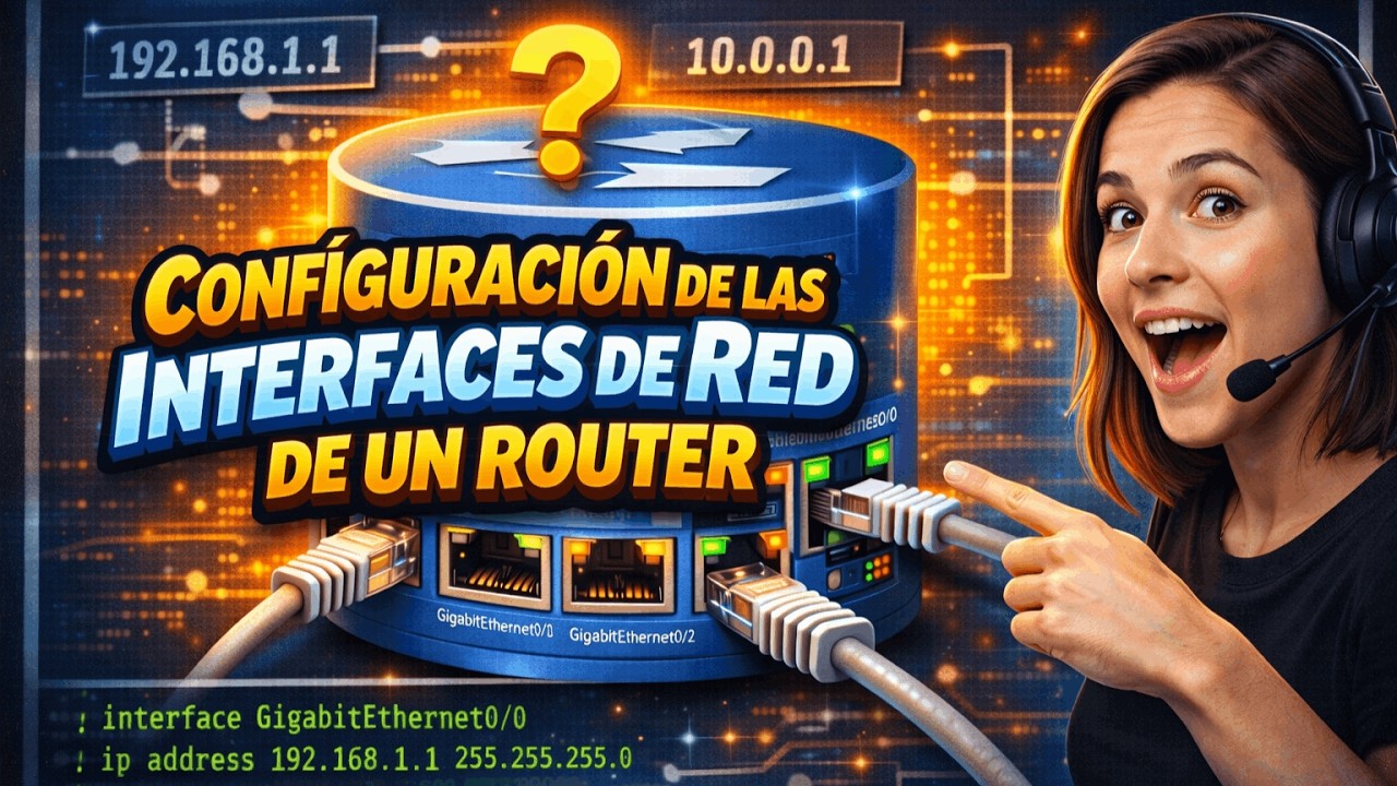 Configuración de las interfaces de red de un router