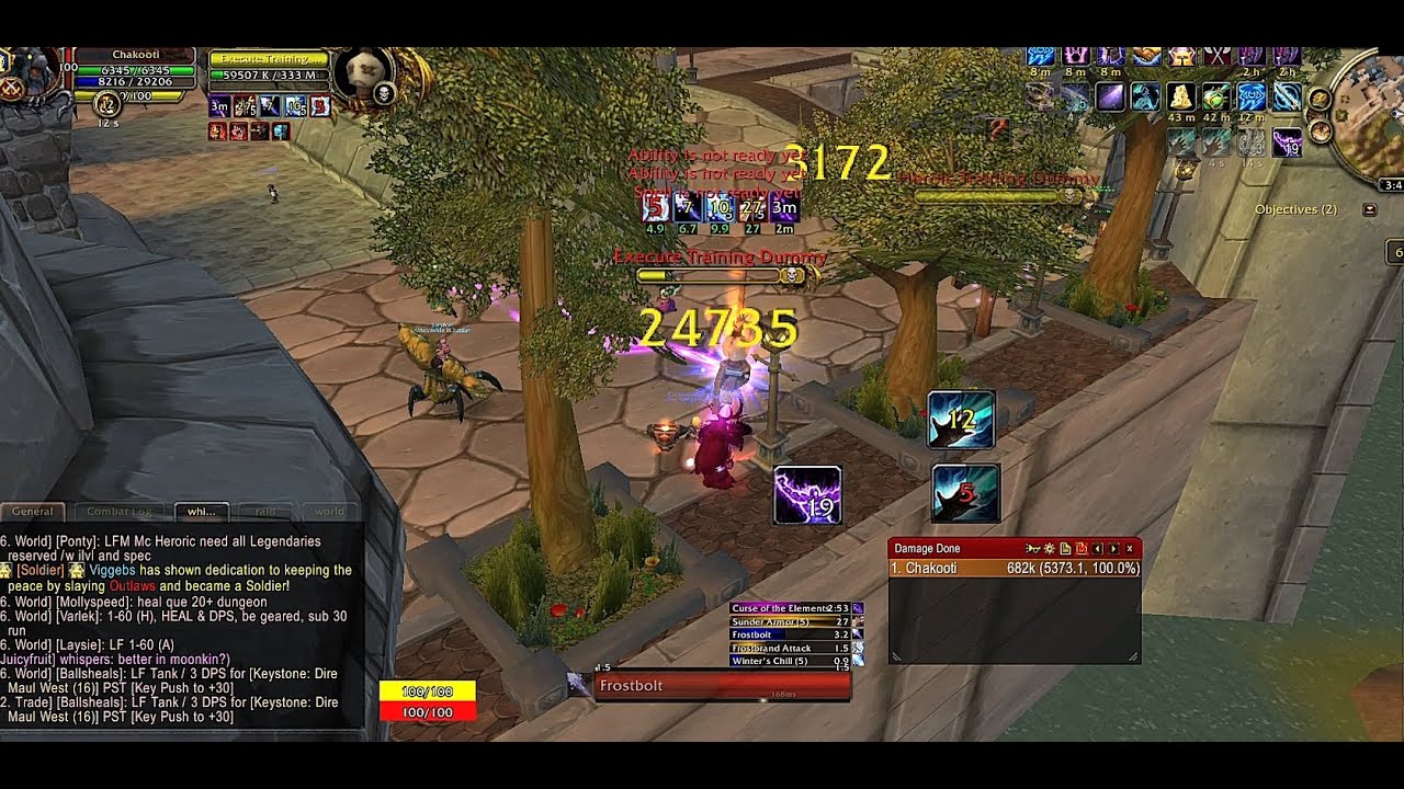 Ascension wow - 5k+ dps manafiend/deconfrost 1474intellect Alar server