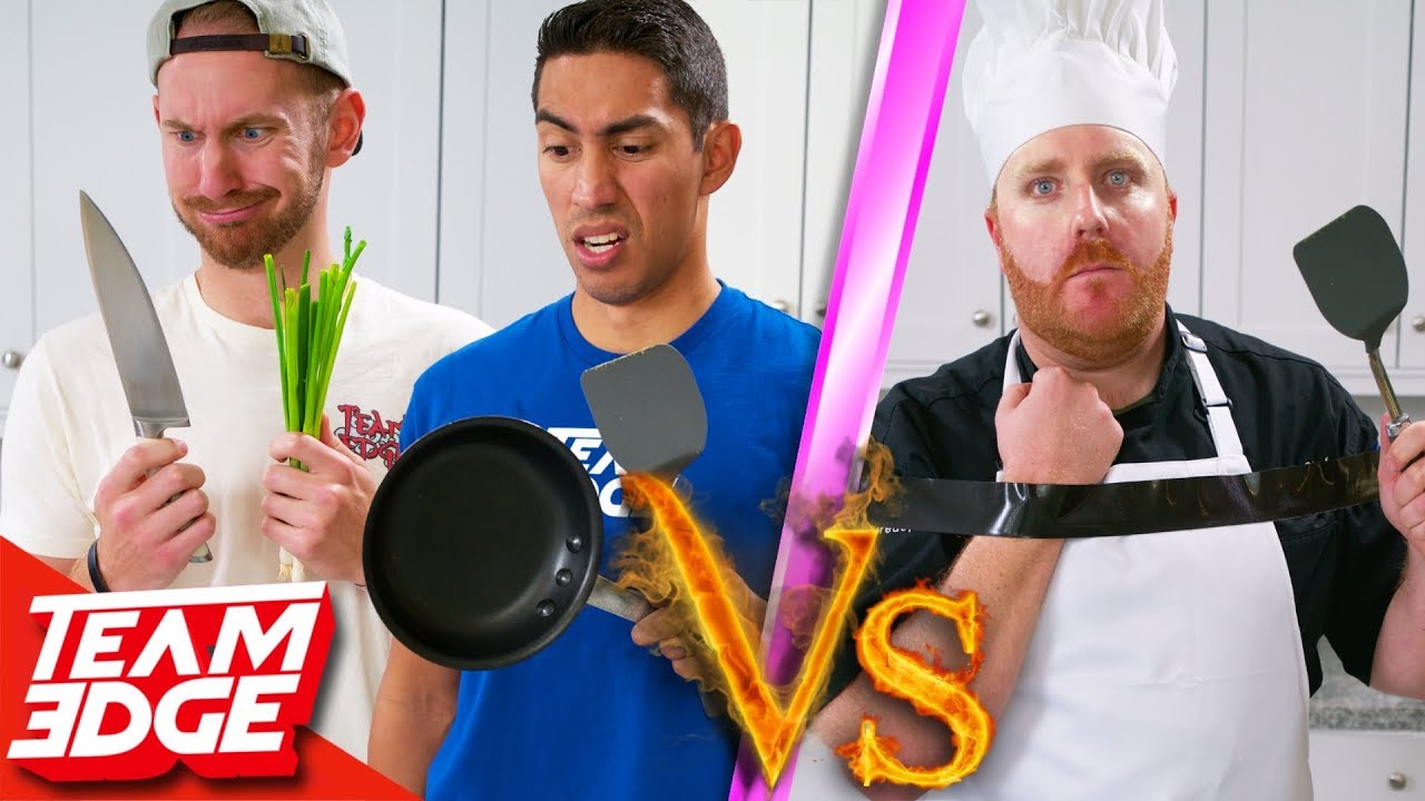 Amateurs vs One-Handed Chef! | Can They Beat a Pro??