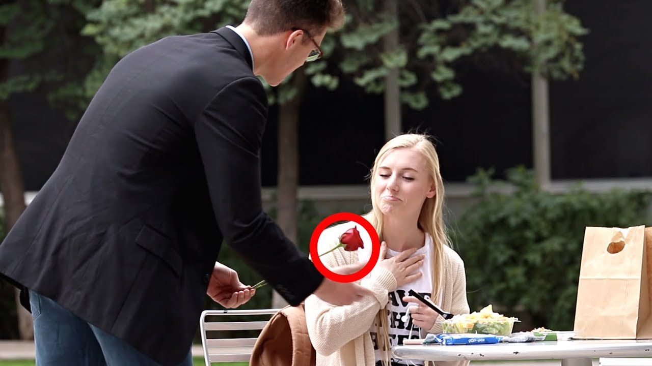 Giving Girls Roses