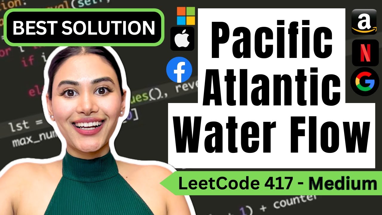 Pacific Atlantic Water Flow - LeetCode 417 - Python #backtracking #leetcode #graph #dfs #blind75