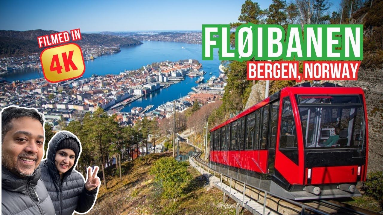 Fløibanen, Bergen: Norway's Iconic Funicular Experience | Things to do in Norway 4K - Ep 32