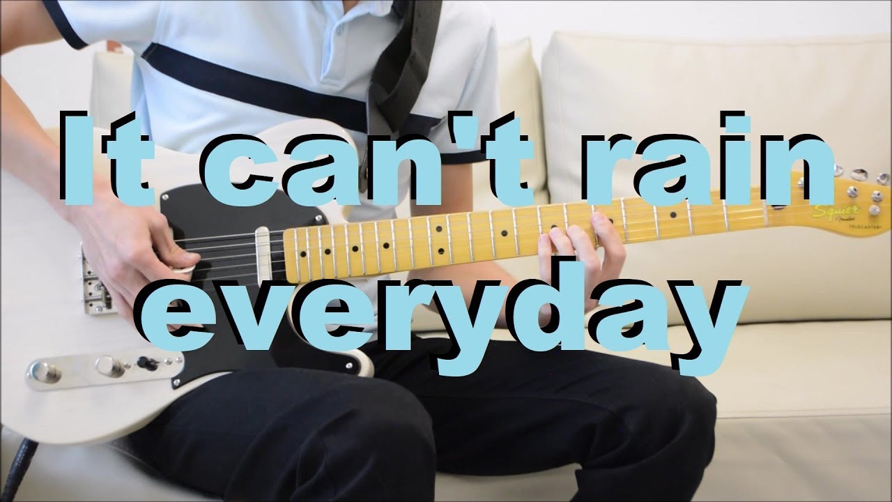 P.O.D. - It can't rain everyday (guitar cover, tabs)