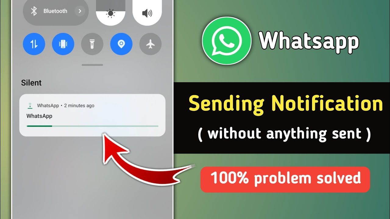 Fix Whatsapp Sending Notification Problem | Remove Whatsapp Sending Notification